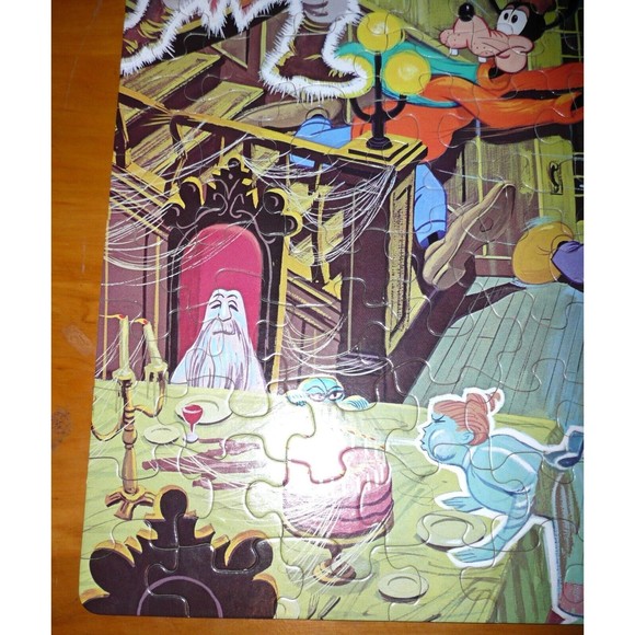 VTG Walt Disney Haunted House At Disneyland Jigsaw Puzzle Complete Mansion RARE - Picture 5 of 16